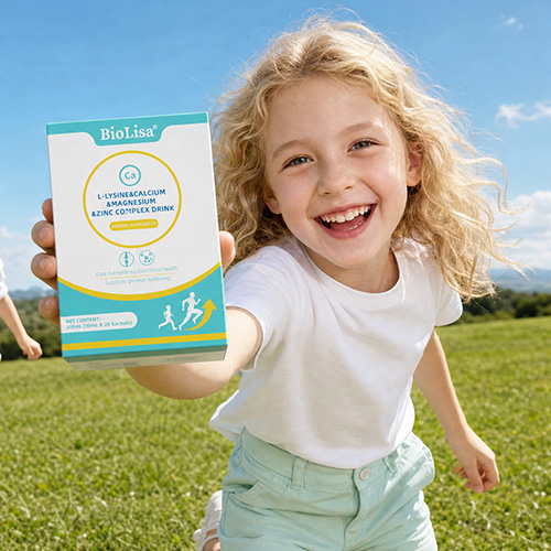 BIOLISA   L-LYSINE  CALCIUM  MAGNESIUM  ZINC  COMPLEX  DRINK